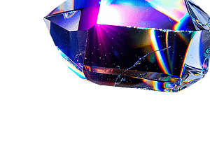 Desktop hero banner showcasing an abstract shape, creating an engaging focal point for the homepage.