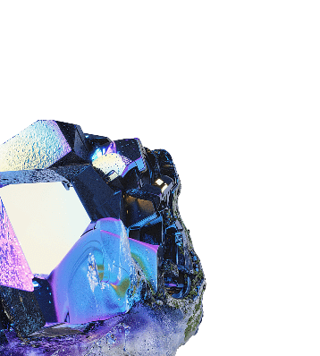 Eye-catching desktop hero banner with a unique shape, serving as a focal point for the website's main page.