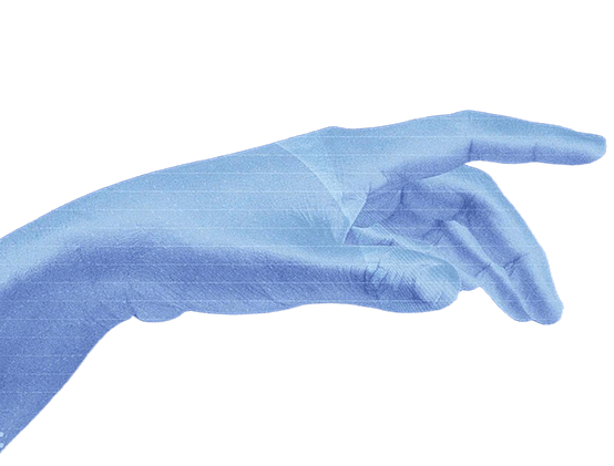 A hand demonstrating connectivity, symbolizing the link between technology and communication in a visual representation.